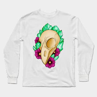 Bird Skull Long Sleeve T-Shirt